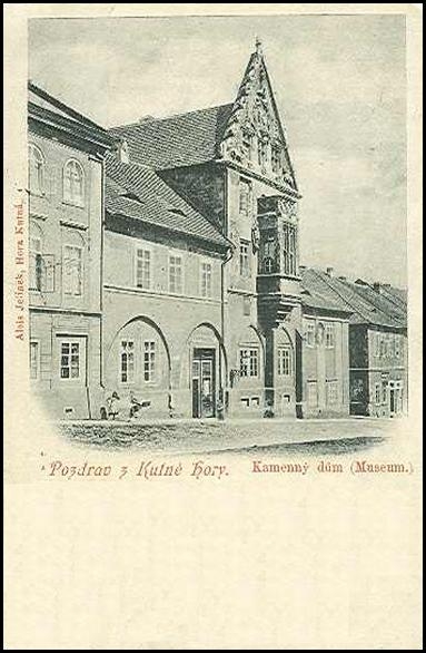 Kutná Hora 1899 Kamenný dům